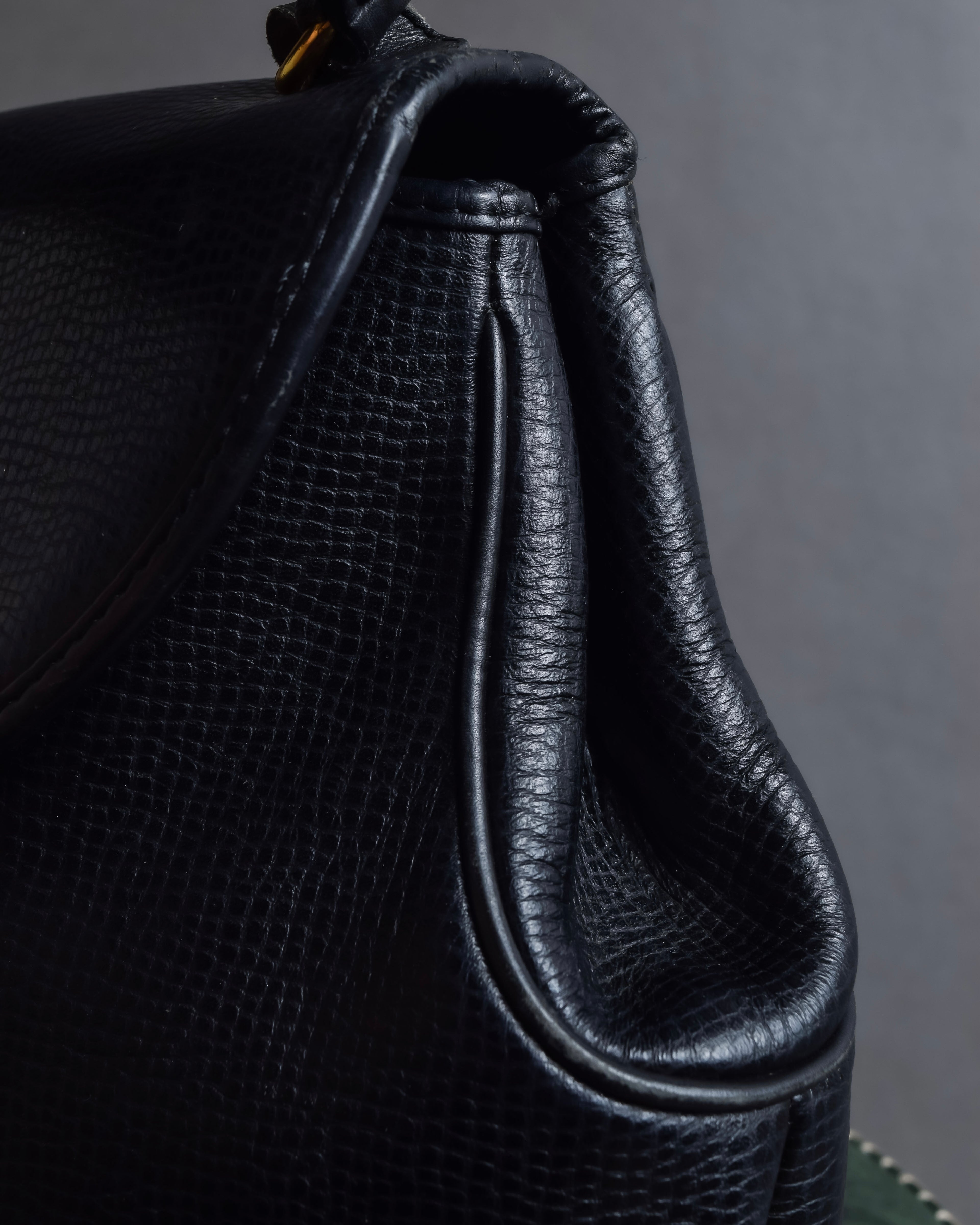 "Christian Dior" Vintage logo design leather hand bag