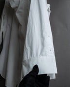 "YOHJI YAMAMOTO" 12SS Folded front panel cotton shirt