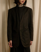 "BURBERRY" Cotton faded tailored jacket