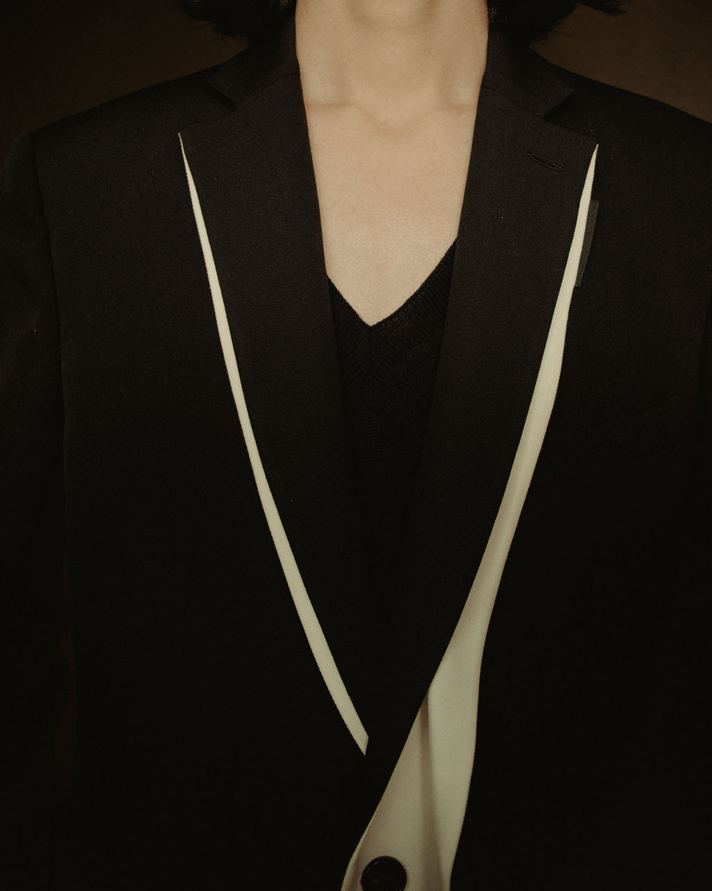 –SPECIAL– "BURBERRY" 20’s trompe l’oeil layered tailored jacket