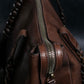 "PRADA" Brown leather chain shoulder bag