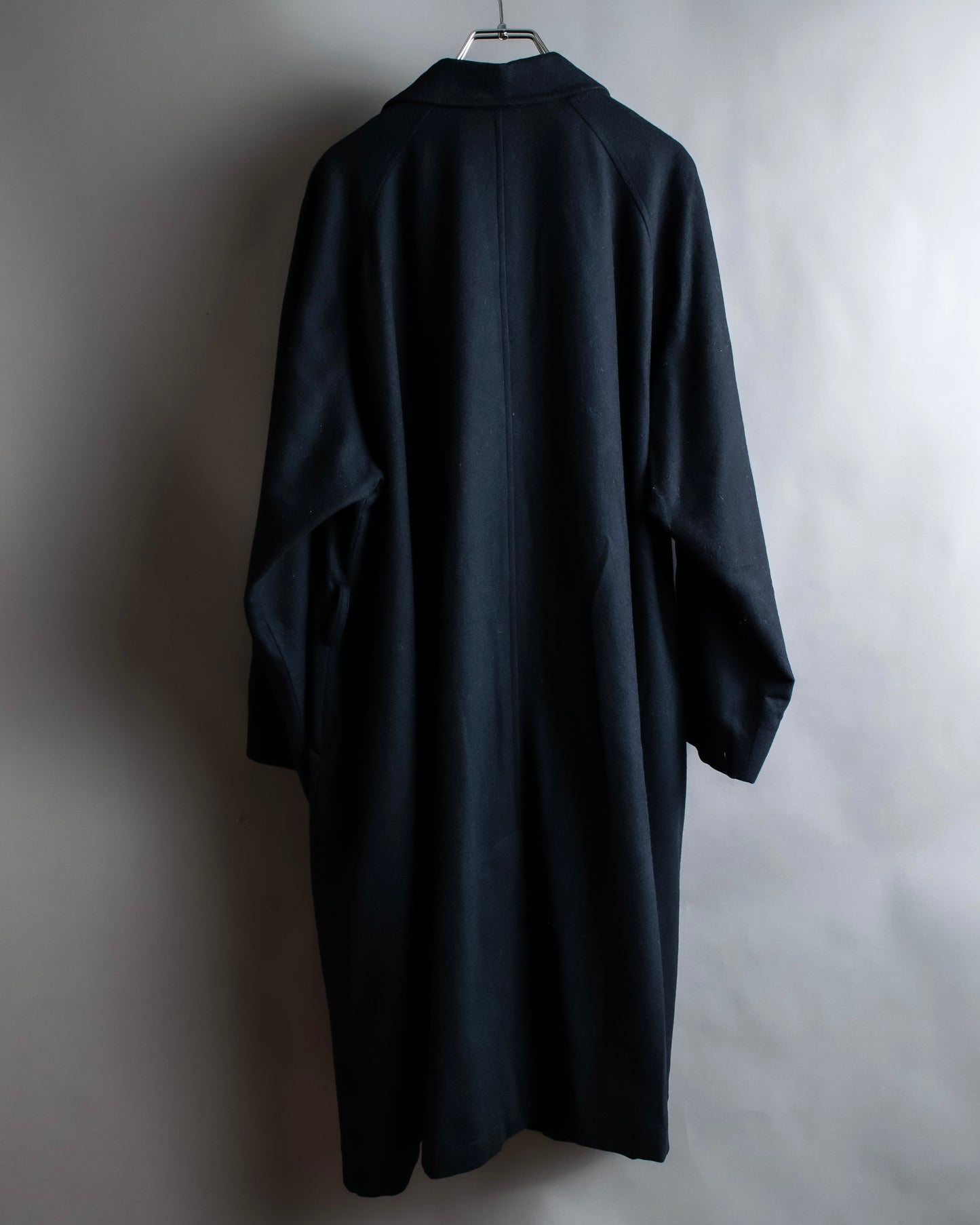 "Y's" Beautiful draping oversized long length soutien collar coat