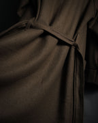 "CELINE" 70’s-80’s Archive sulky embroidered gown coat