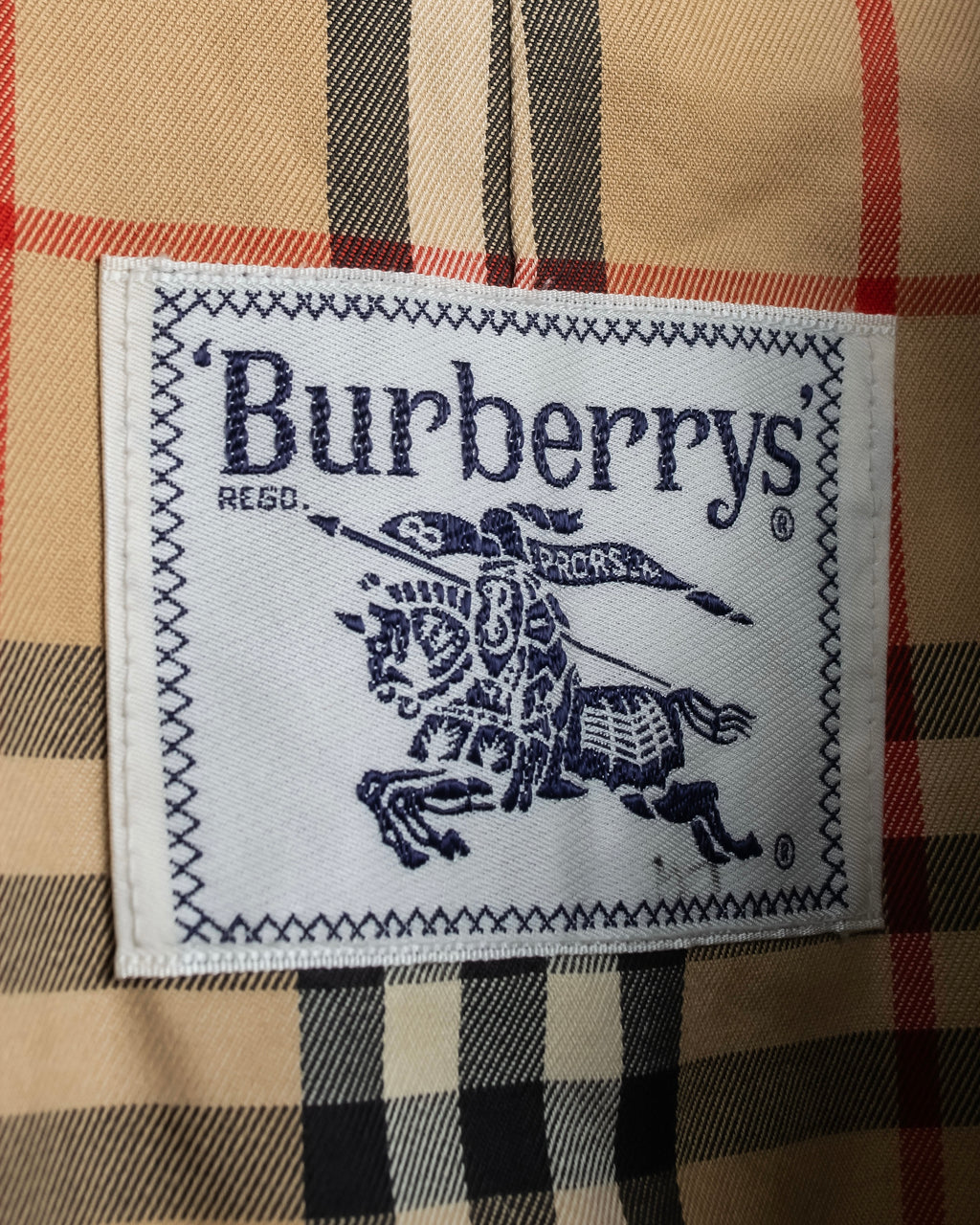 "Burberrys" Water-repellent cotton soutien colour trench coat