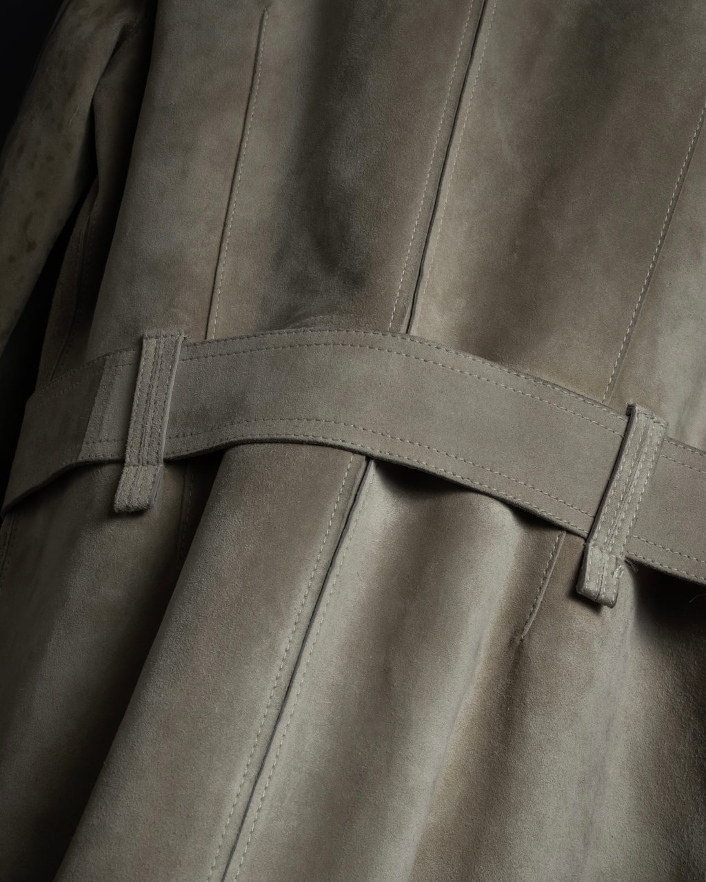 "LOUIS VUITTON" 00's Marc Jacobs period double-breasted suede coat