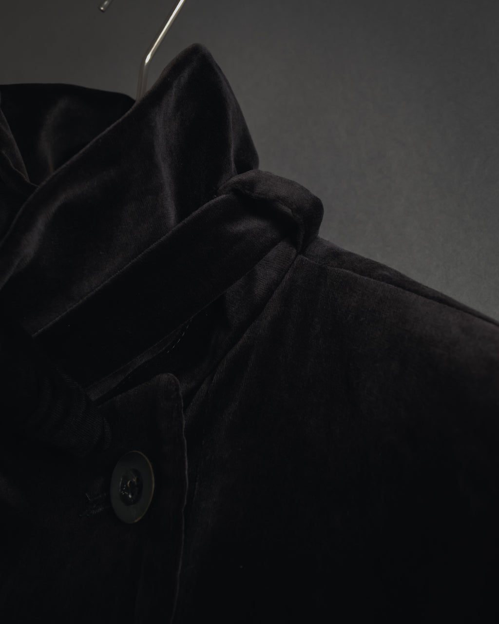 -SPECIAL- "JIL SANDER"
90’s-00’s Architectural cotton velvet belted coat
