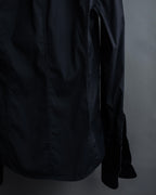 "Dolce & Gabbana" Logo embroidered tie design dress shirt