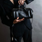 "JEAN PAUL GAULTIER" Tubular design leather 2way shoulder bag