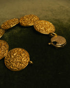 -SPECIAL- “YVES SAINT LAURENT” 80’s-90’s Lava texture statement bracelet