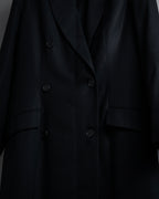 “Christian Dior” 90’s sculpted herringbone chester coat