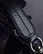 "BALLY" Soft grained calf shoulder bag