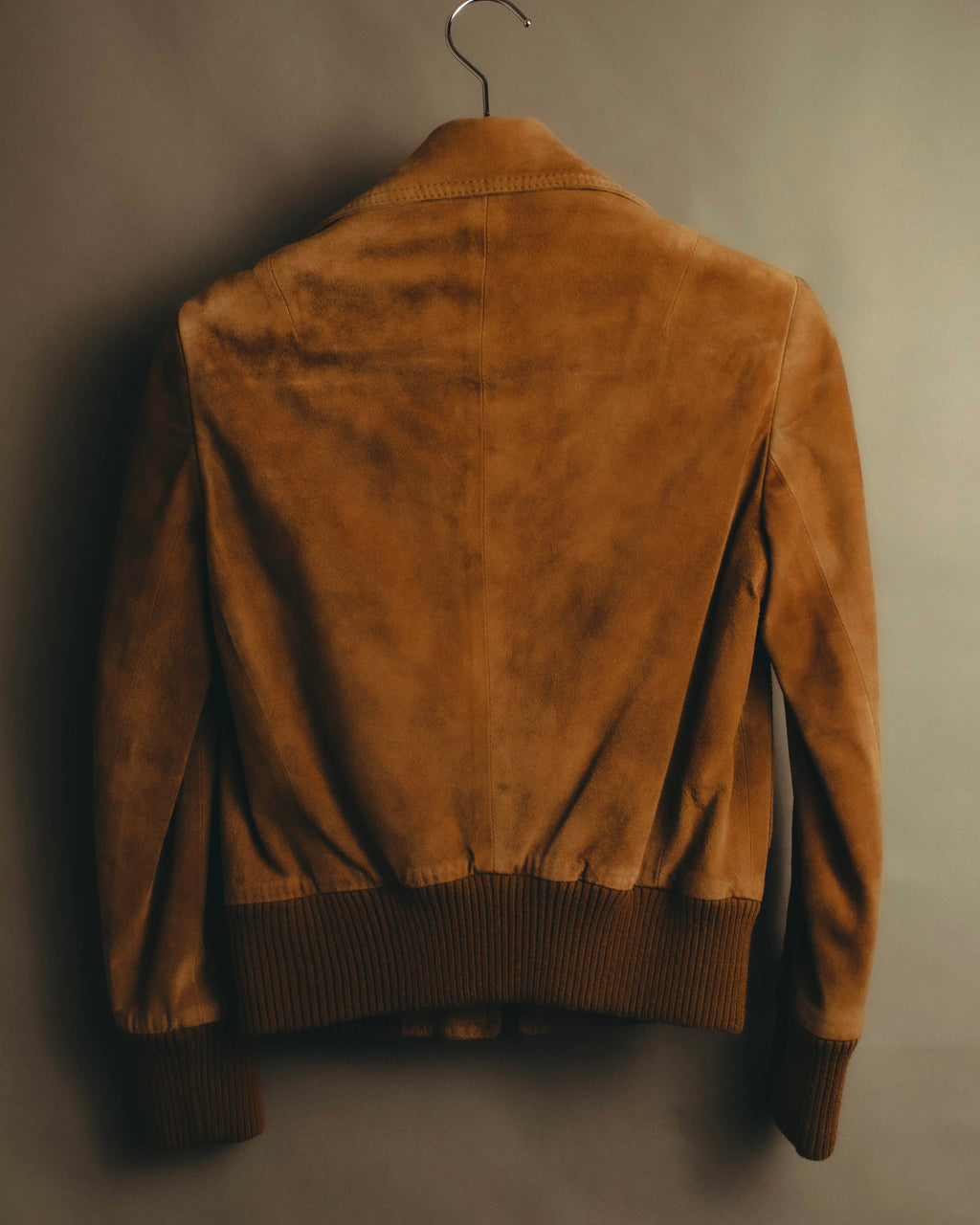 -SPECIAL- “GUCCI” 70’s-80’s Bovine suede bomber jacket