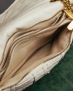 -SPECIAL- “Salvatore Ferragamo” 2020-2022 Woven vara chain shoulder bag