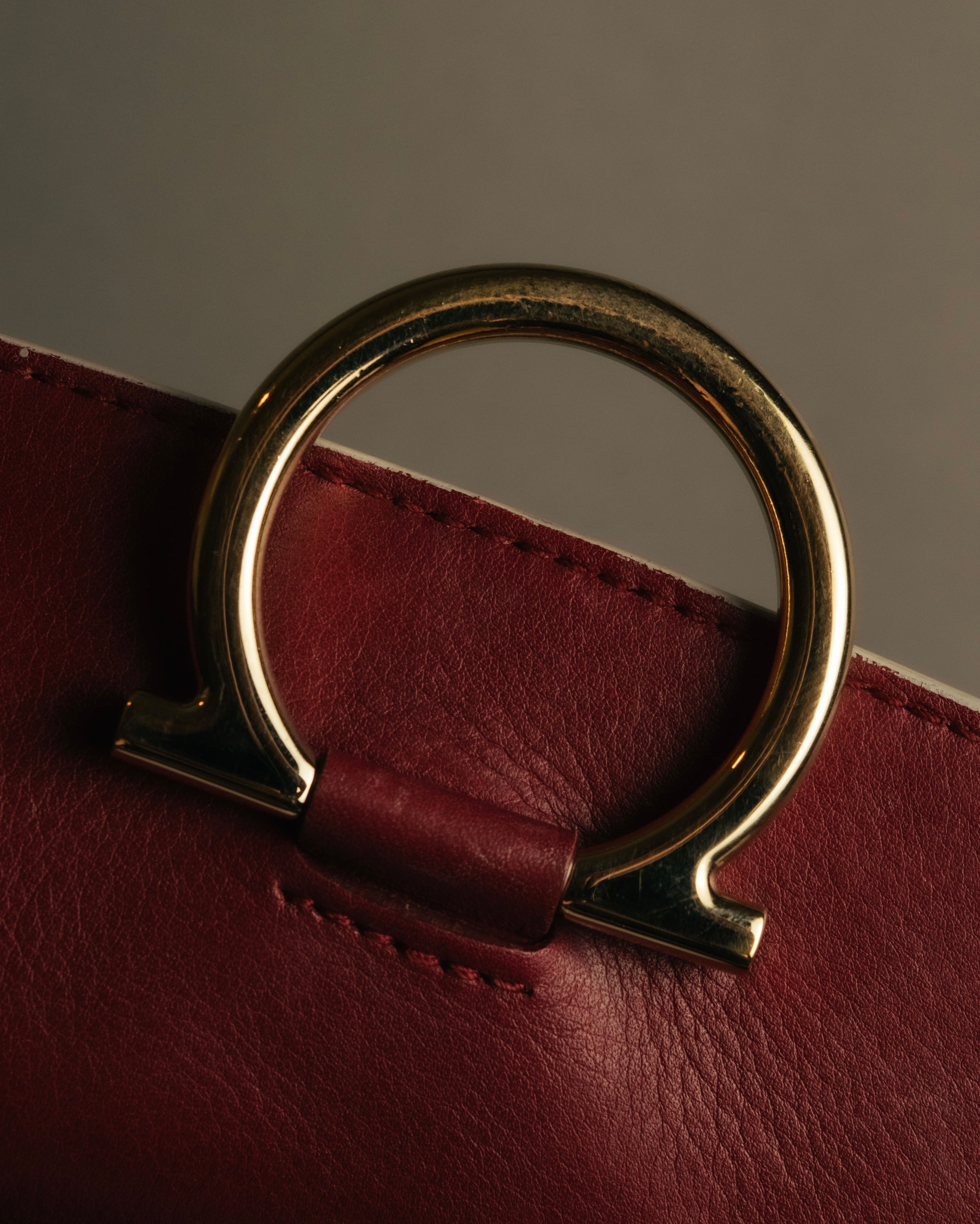 “Salvatore Ferragamo” 2013-2018 gancini bicolor top handle bag