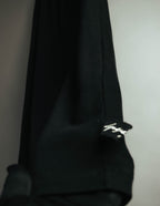 "Y's" Minimal black maxi skirt