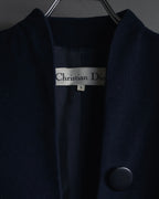 "Christian Dior" 90’s Stand-up collar shaped jacket