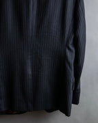 "PAUL SMITH" Satin-switched striped tailored jacket