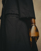 "BALENCIAGA" 2022 Distressed hooded long coat