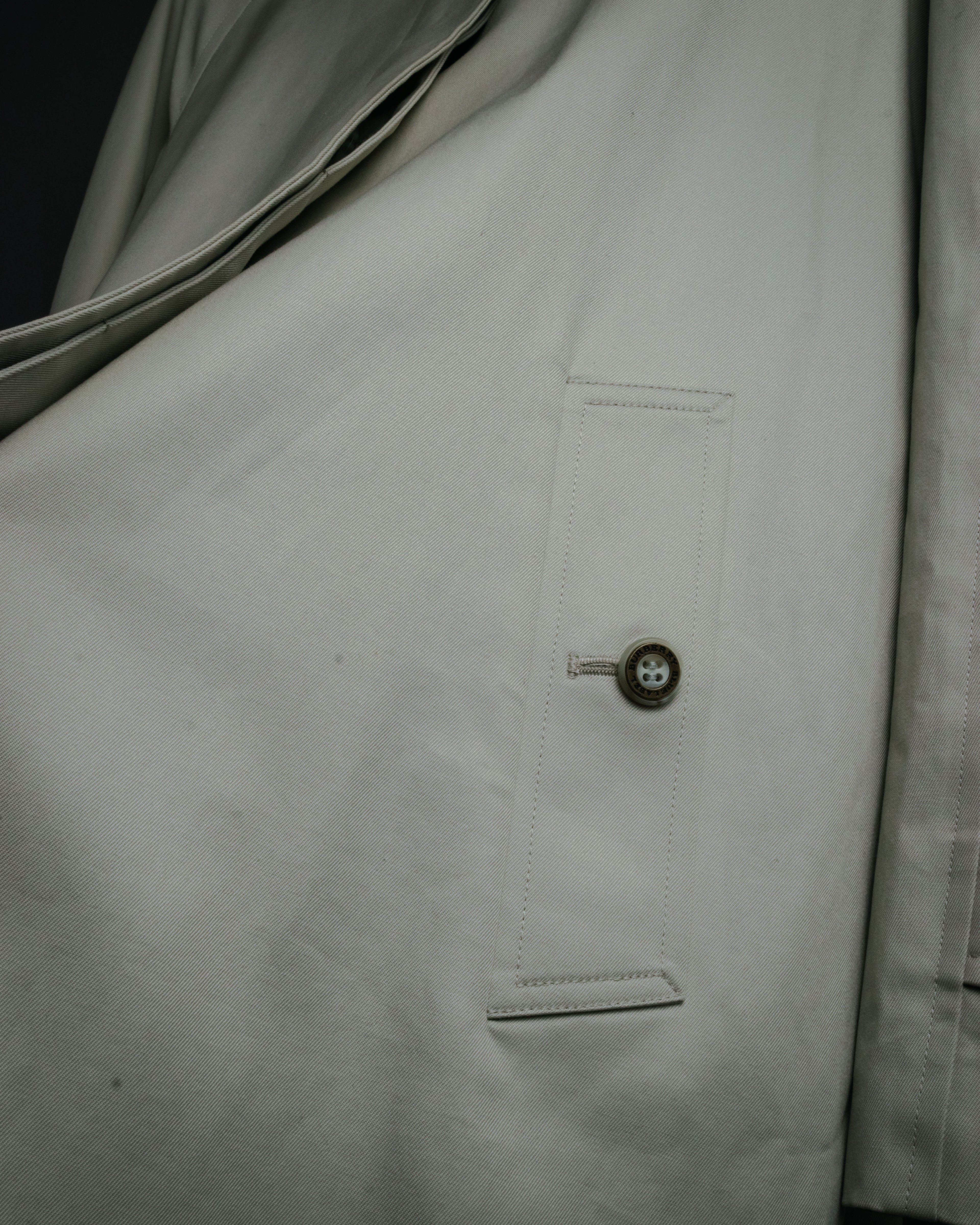 “BURBERRY BLUE LABEL” 2000’s Minimal balmacaan coat