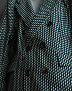 "MARNI" Geometric pattern double-breasted tailored jacket