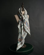 “Christian Dior” 2018– Botanical chinoiserie silk scarf