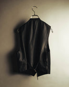–SPECIAL– "tricot COMME des GARÇONS" 80's Tailored shawl-collar gilet