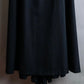 "JEAN PAUL GAULTIER" Asymmetric front＆rear design maxi length wool skirt