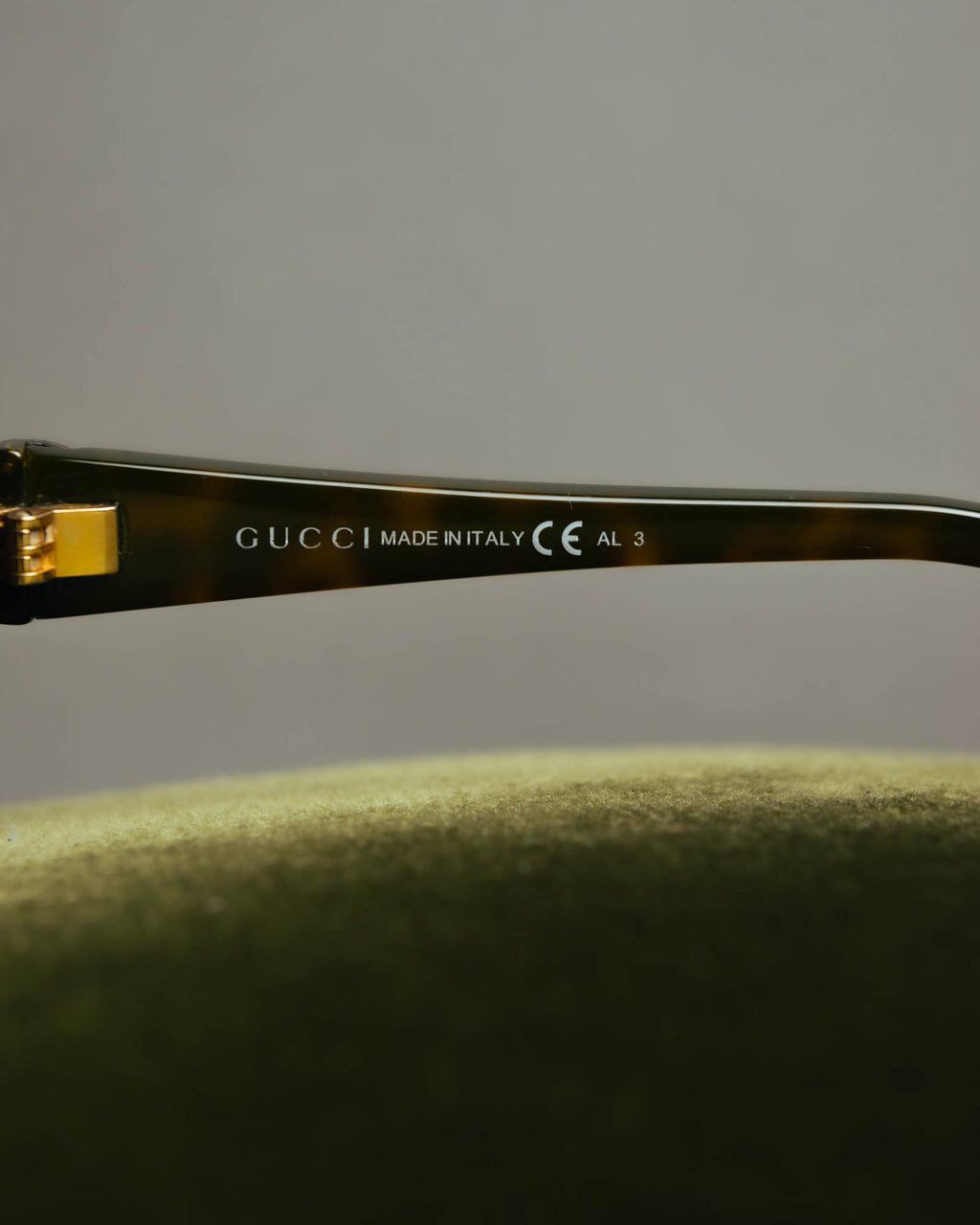 "GUCCI" 00's-10's Tortoiseshell rectangle sunglasses