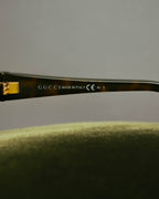 "GUCCI" 00's-10's Tortoiseshell rectangle sunglasses
