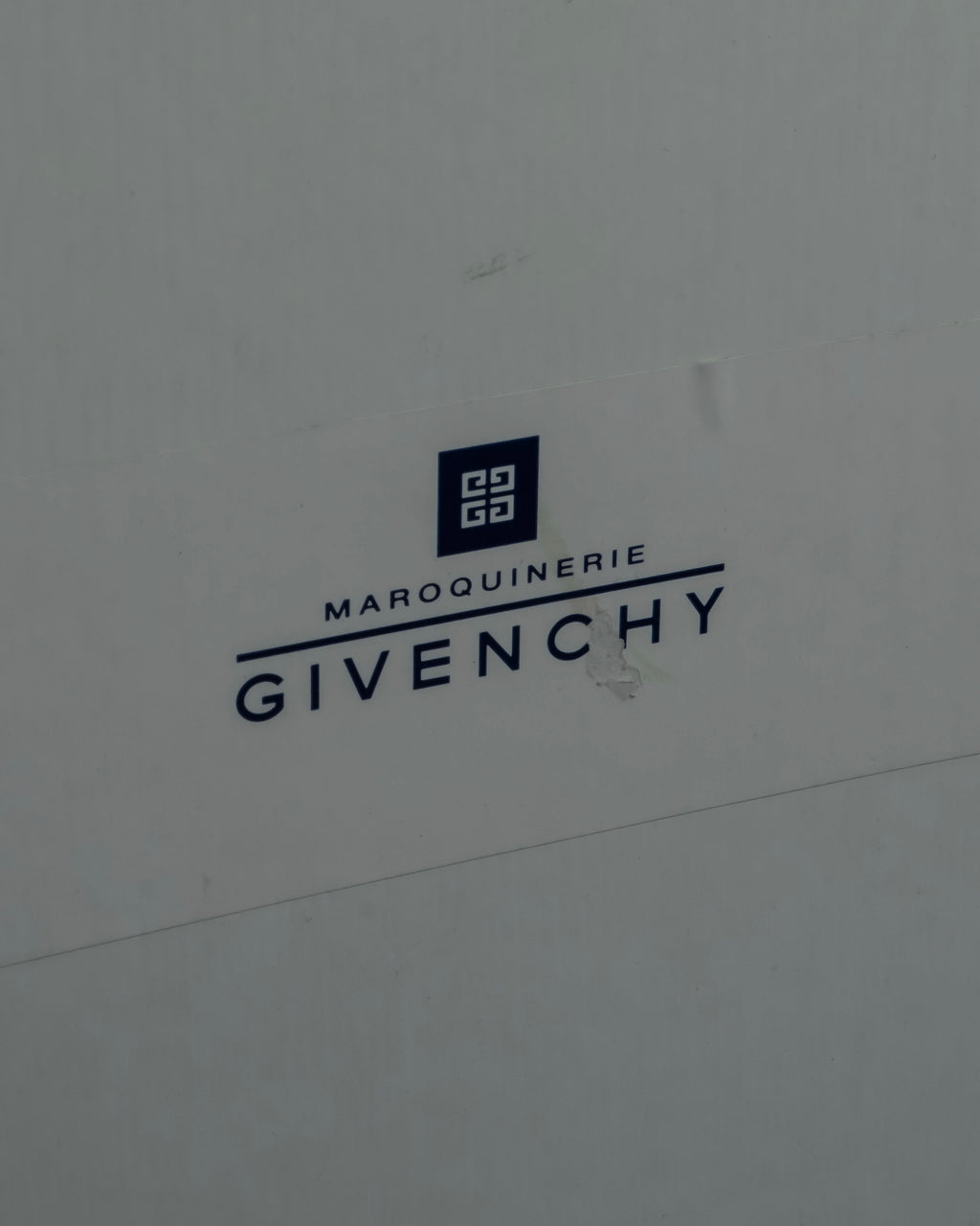 "GIVENCHY MAROQUINERIE" Trapezoidal brown leather one-handle bag