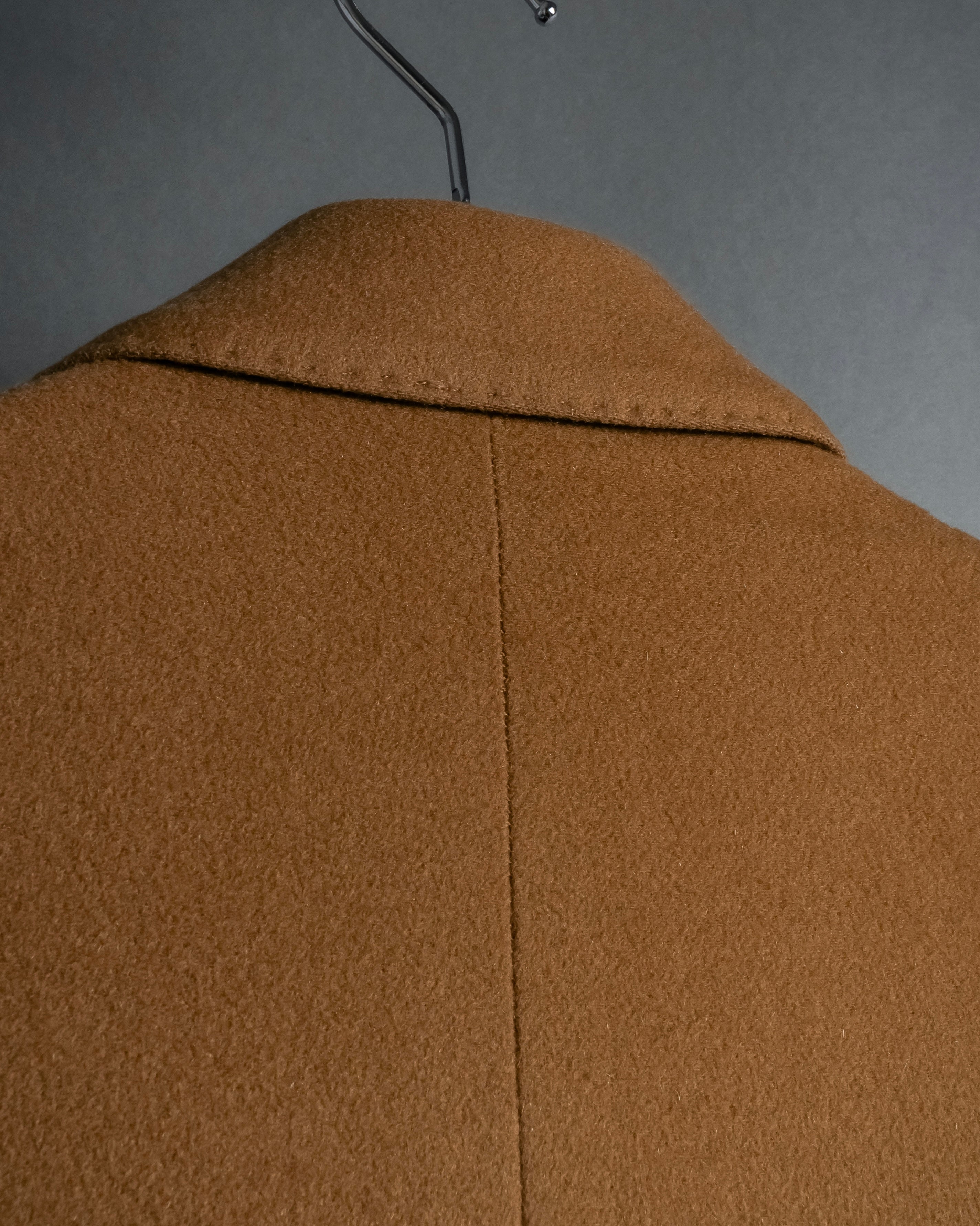 "BARBERINI" Classically tailored 100% cashmere chester coat