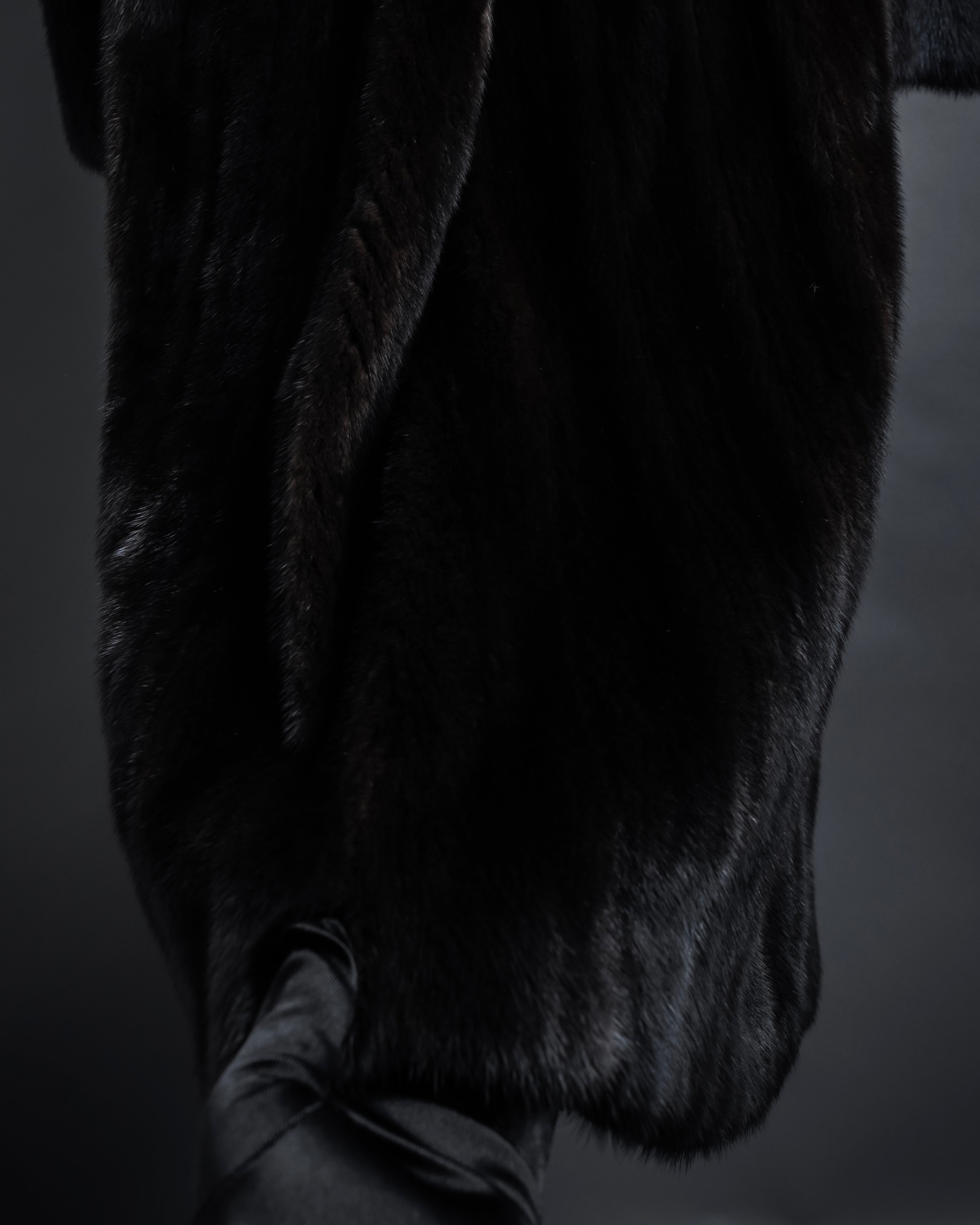 "GUCCI" Semi-custom atelier work fur long coat