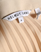 HELMUT LANG / Architectural Pleated Long Skirt Ivory