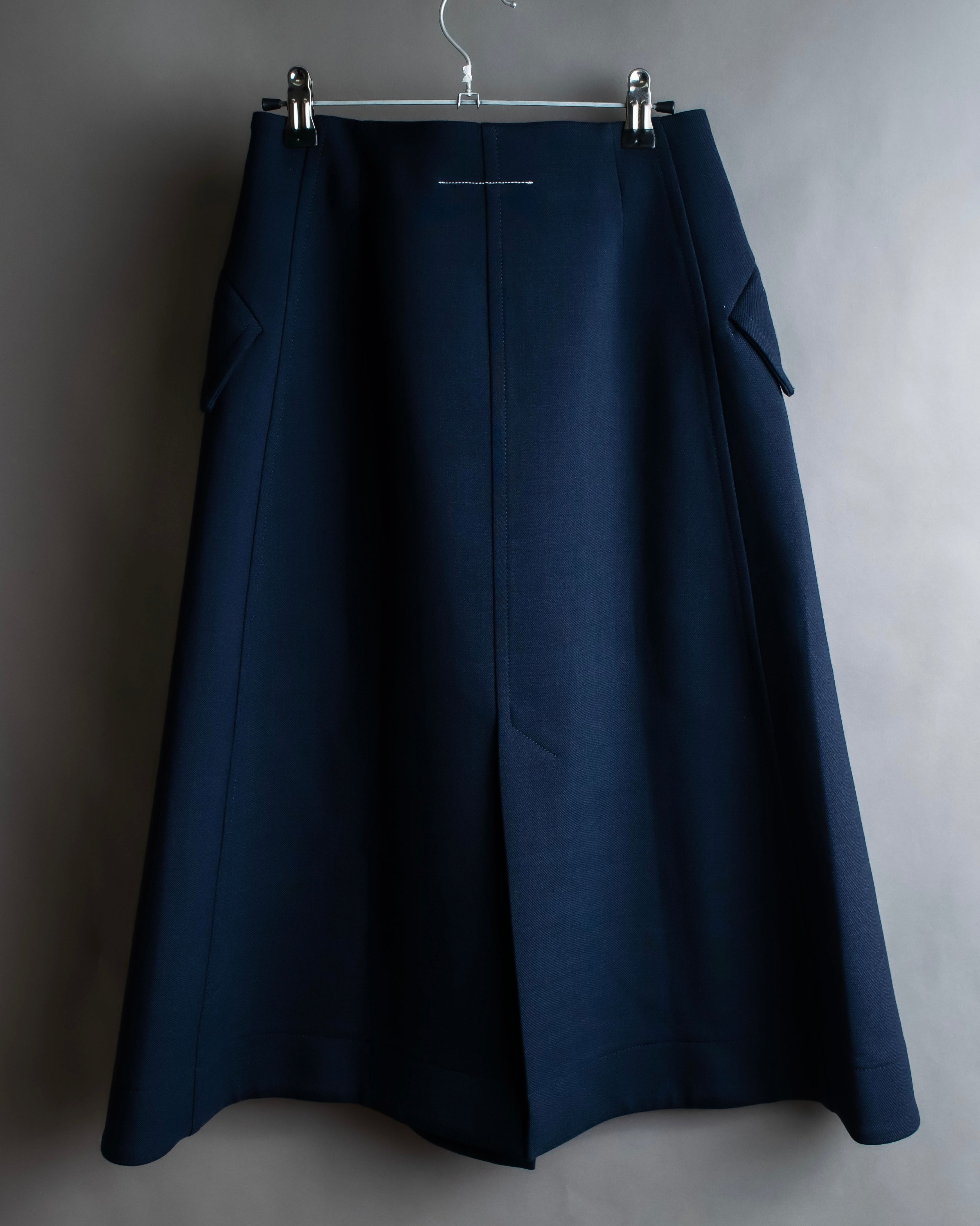 "MM6 MAISON MARGIELA" 20SS Beautiful navy trench skirt