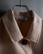 "JIL SANDER" Pink beige color spring coat