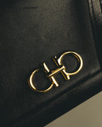 "Salvatore Ferragamo" 2010's Classic Gancini top handle shoulder bag
