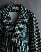 "MARNI" Geometric pattern double-breasted tailored jacket