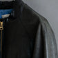 "PAUL SMITH" 100% sheep skin no collar leather jacket