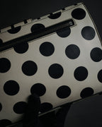 “michino PARIS” 2010’s Graphic pattern salut shoulder bag