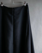 "WE11DONE" Flare silhouette super maxi skirt