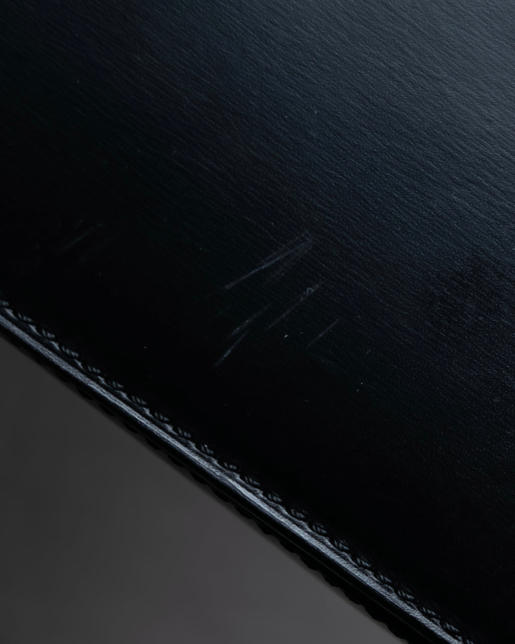 "CELINE" Ringlock design leather hand bag