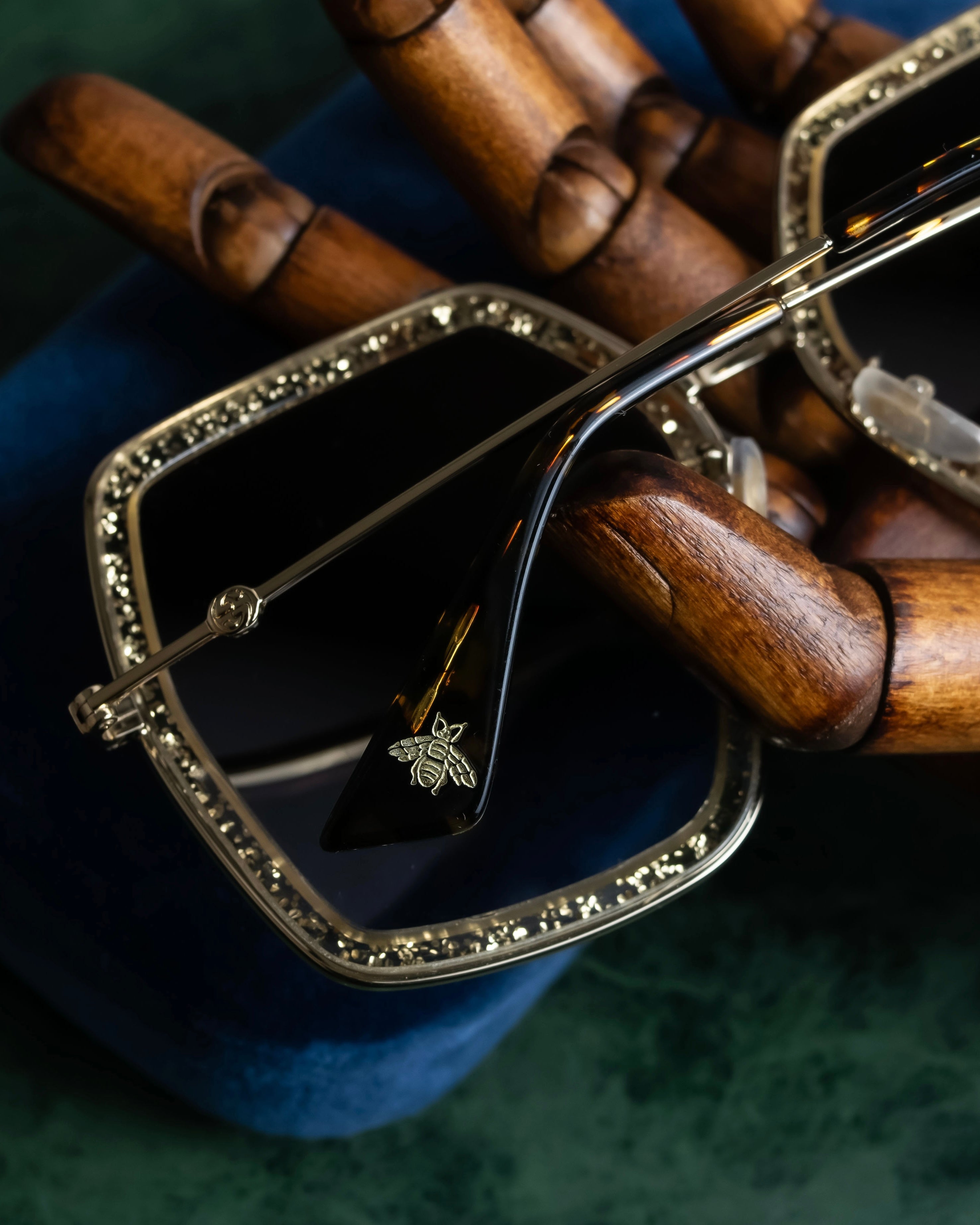 "GUCCI" Glitter design octagonal frame sunglasses