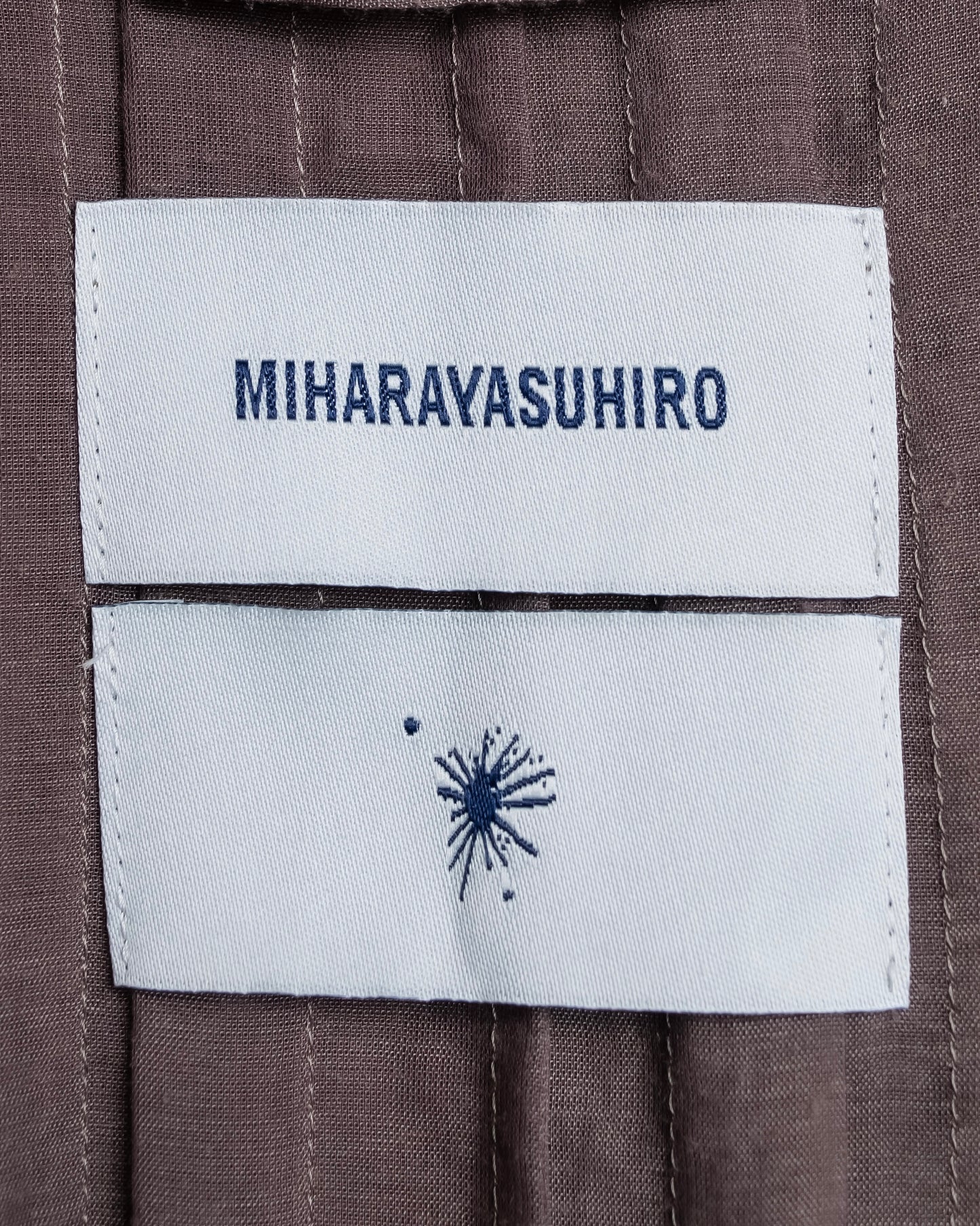 "MIHARA YASUHIRO" Drawstring design trench coat