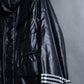 "BURBERRY Black Label" Checked nylon gather hooded blouson