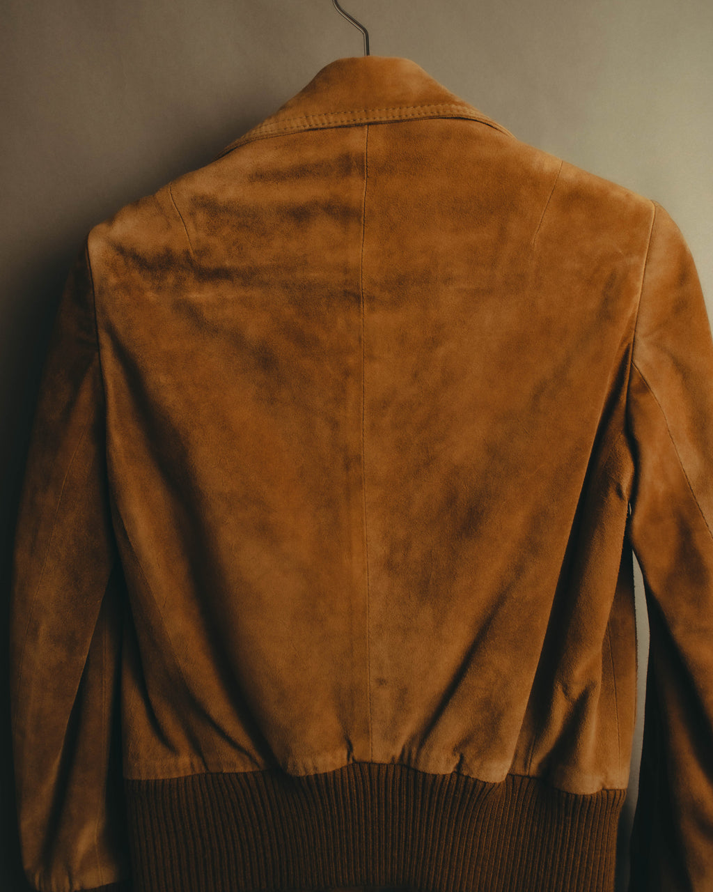 -SPECIAL- “GUCCI” 70’s-80’s Bovine suede bomber jacket