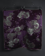 "Christian Dior" Abstract floral marbled print scarf