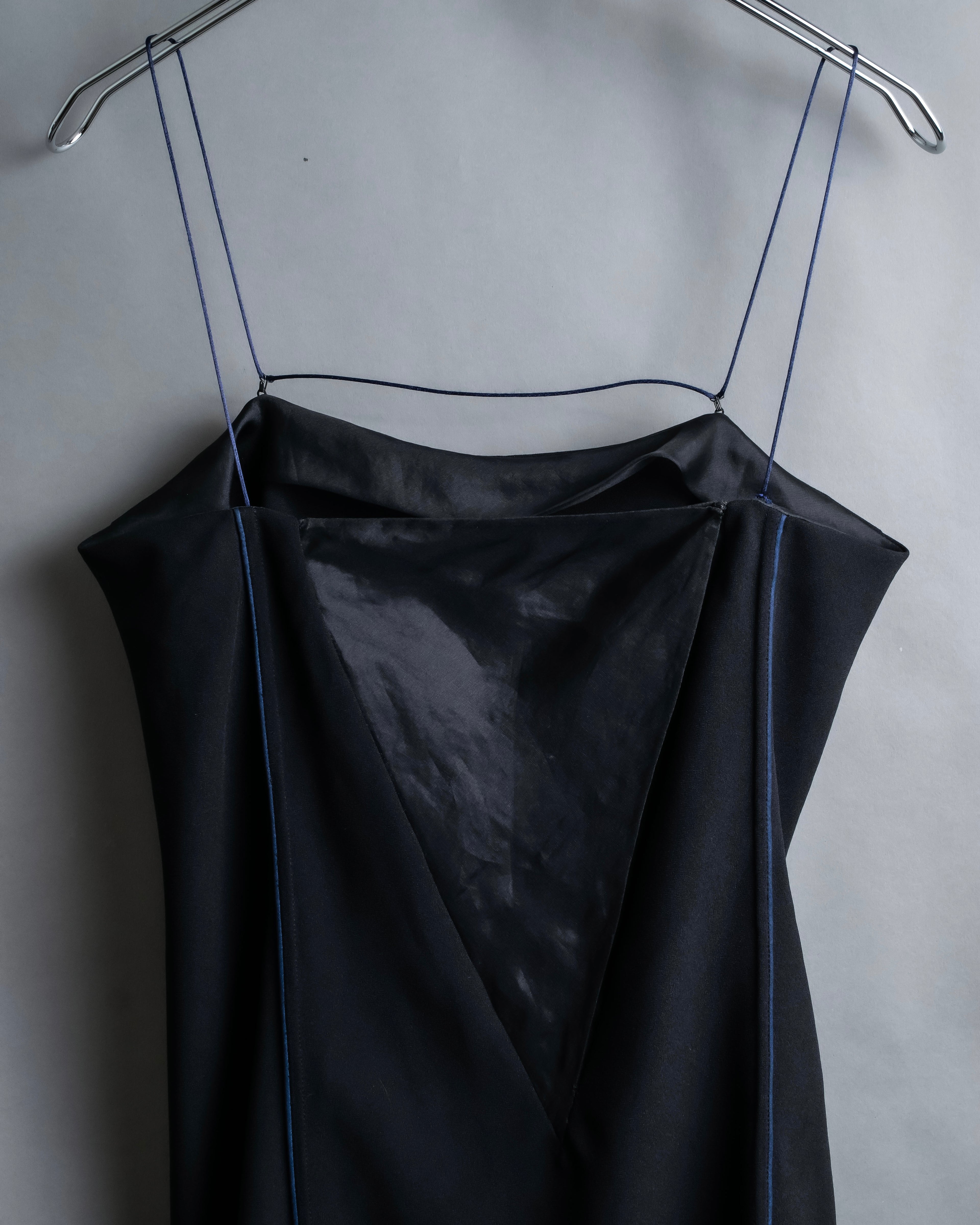 "BALENCIAGA" Piping material switching camisole