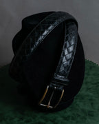 "BOTTEGA VENETA" Intrecciato leather belt