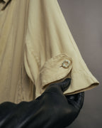 -MOOD Vintage Collections- 80’s-90’s Silk rayon drape long coat