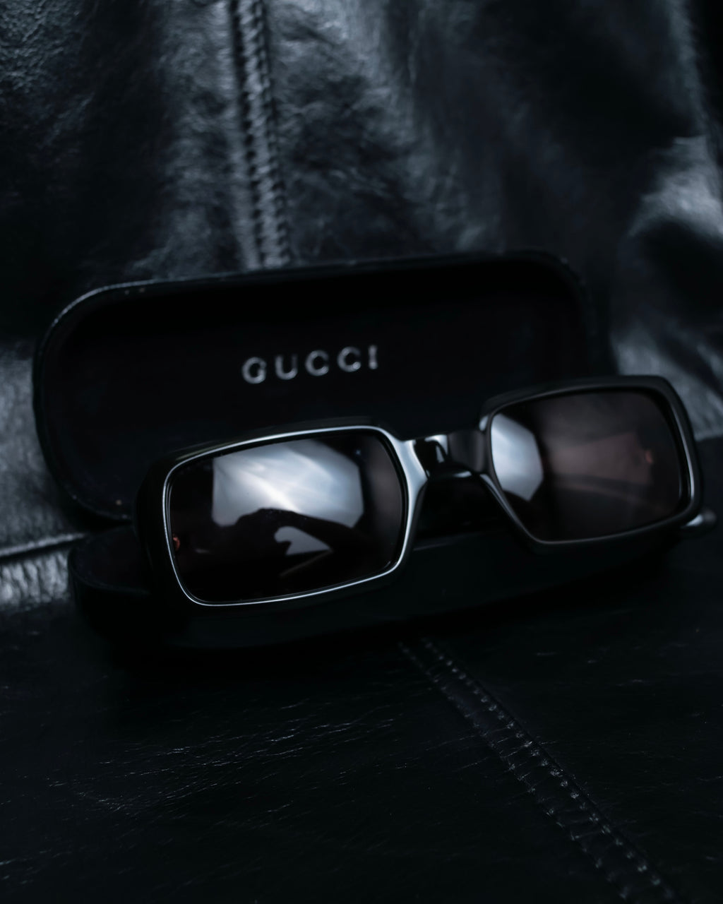 “GUCCI ”  G logo square flame sunglasses